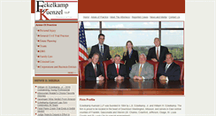 Desktop Screenshot of eckelkampkuenzel.com